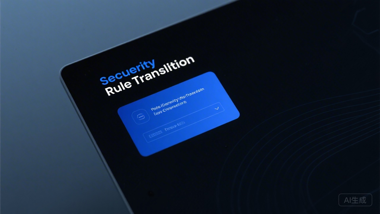 Cybersecurity rule translation interface