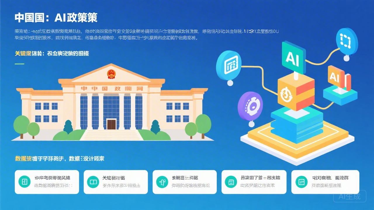 中国AI政策概念图