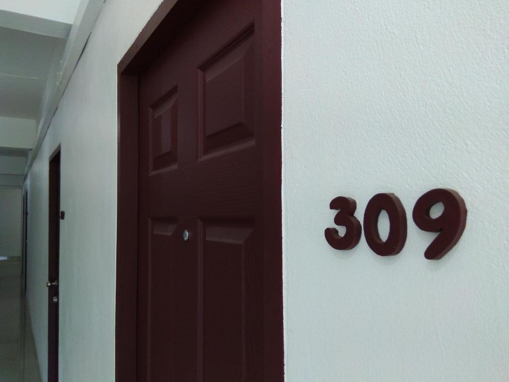 Hotel Corridor Door Number Sign