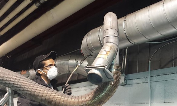 Industrial Duct Cleaning Process