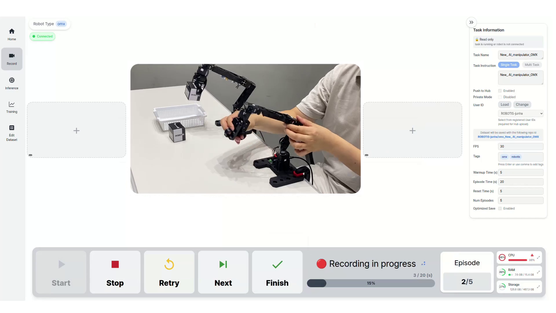 Setup Guide for OMX | ROBOTIS