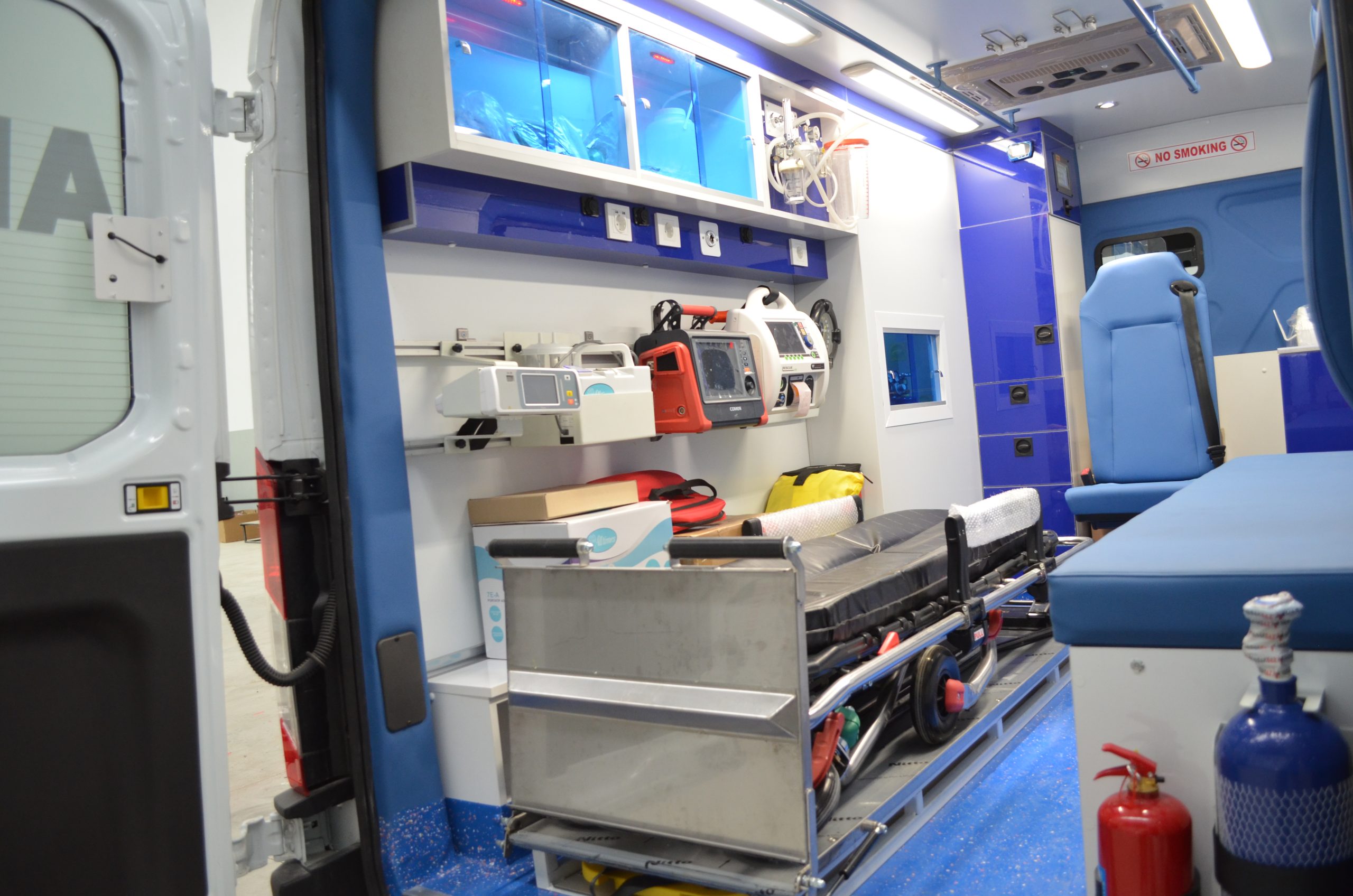 ICU Ambulance Interior