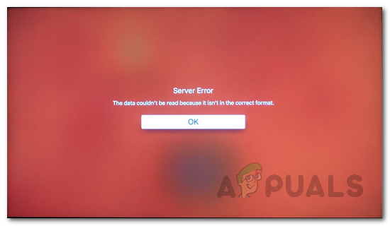 Crunchyroll Server Error on Xbox One - data couldn't be read