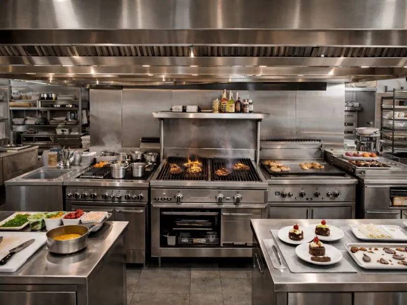 Professional Restaurant Kitchen