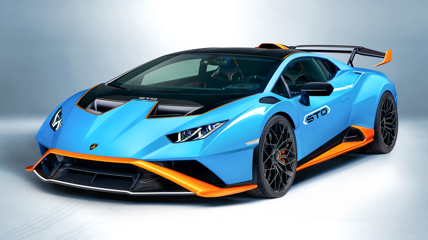Lamborghini Huracan STO race car aerodynamic features
