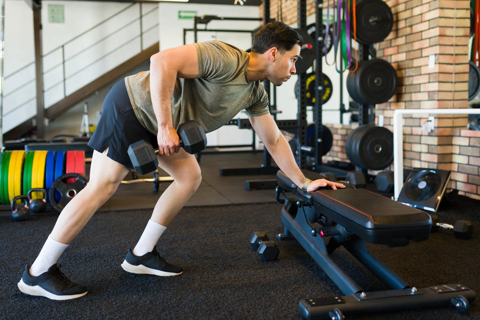 Rowing haltère technique