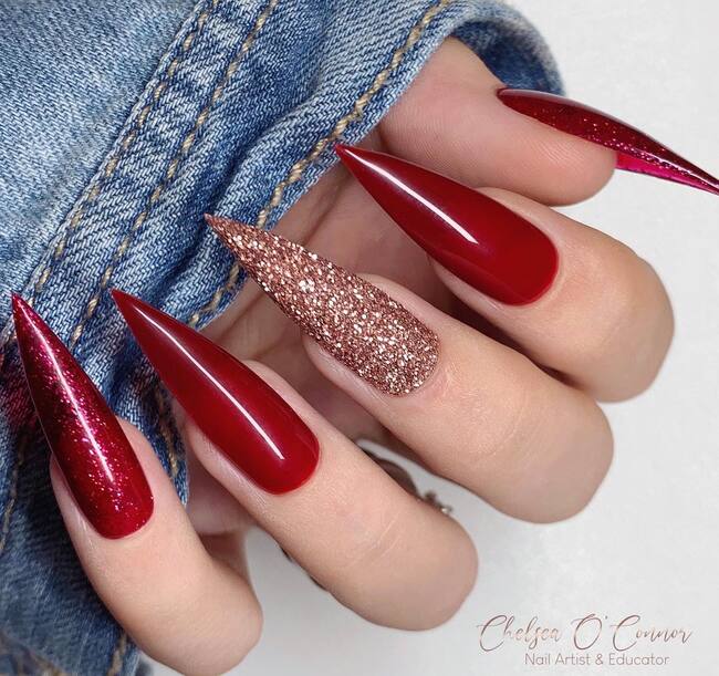 Glitter Red