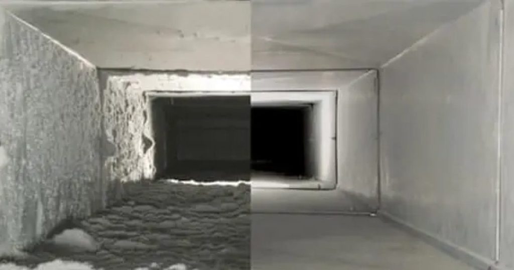 Duct Cleaning Before After Comparison