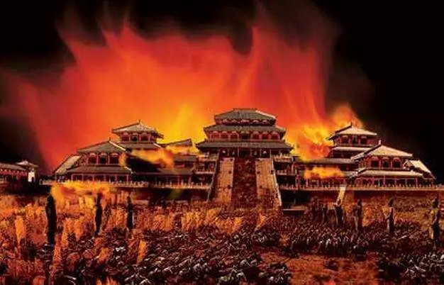 明朝宫殿火灾历史场景