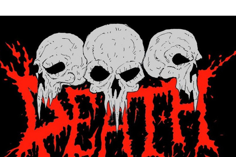 死亡金属专辑封面，展示血腥与解剖学元素的恐怖视觉风格