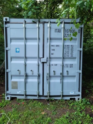 Used shipping containers storage yard