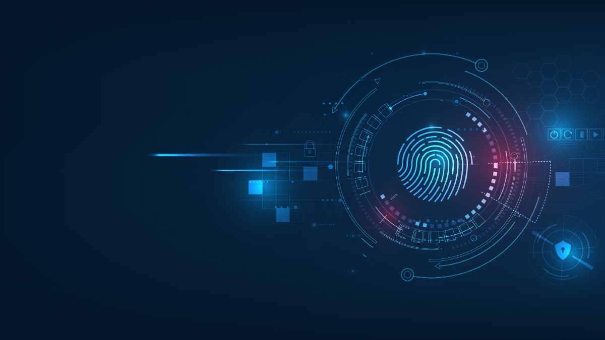 Abstract digital forensics investigation concept