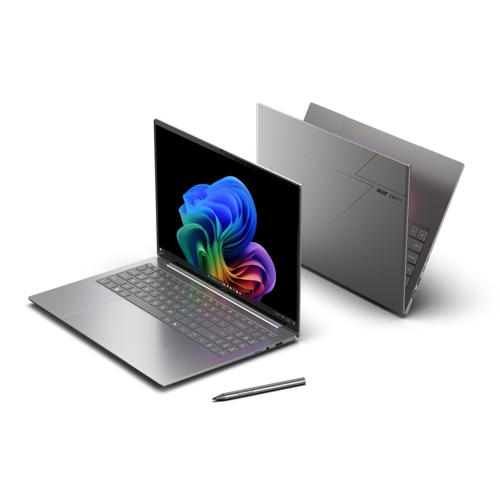Acer Swift AI laptop showcasing Windows 11 AI PC innovations at CES 2026