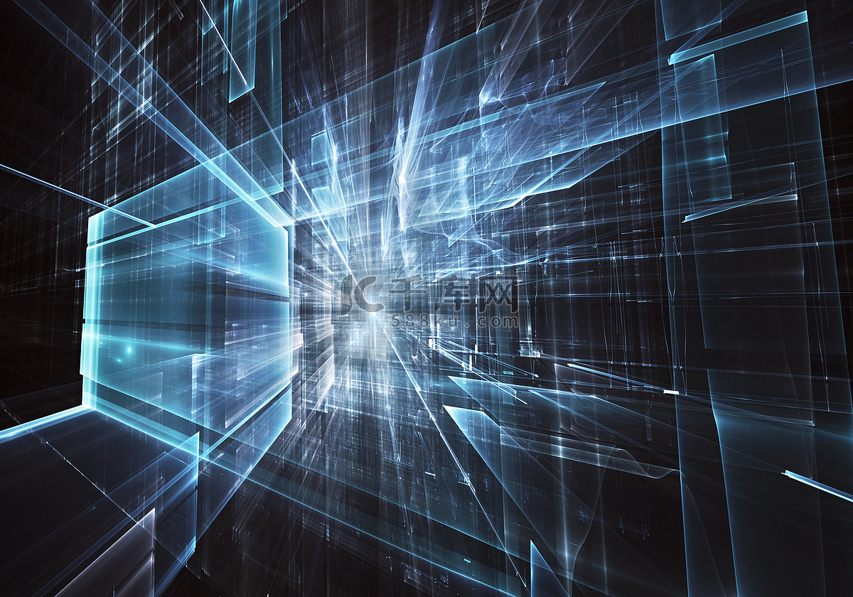 未来科技抽象背景图