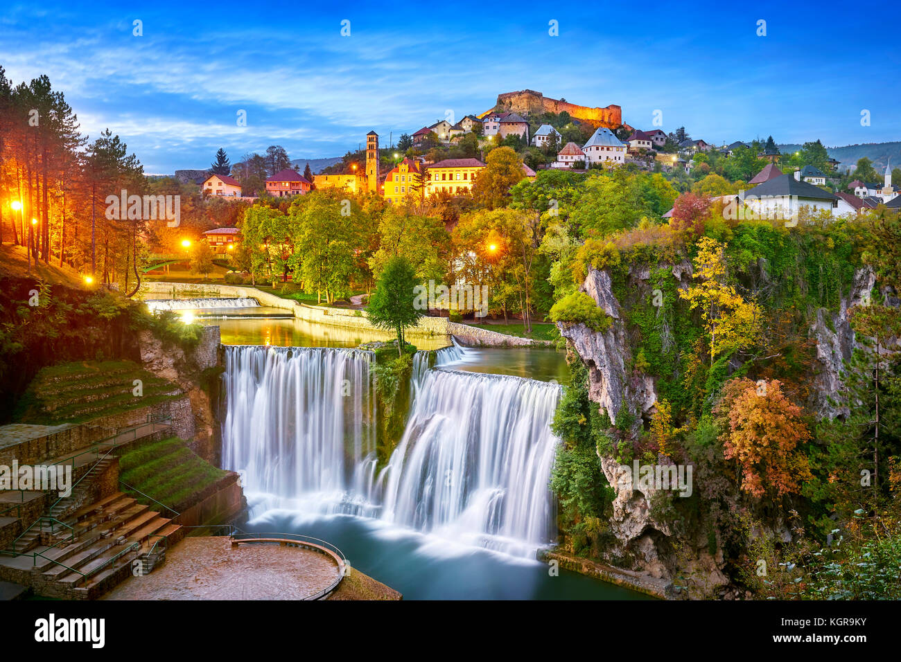 Jajce Waterfall Castle
