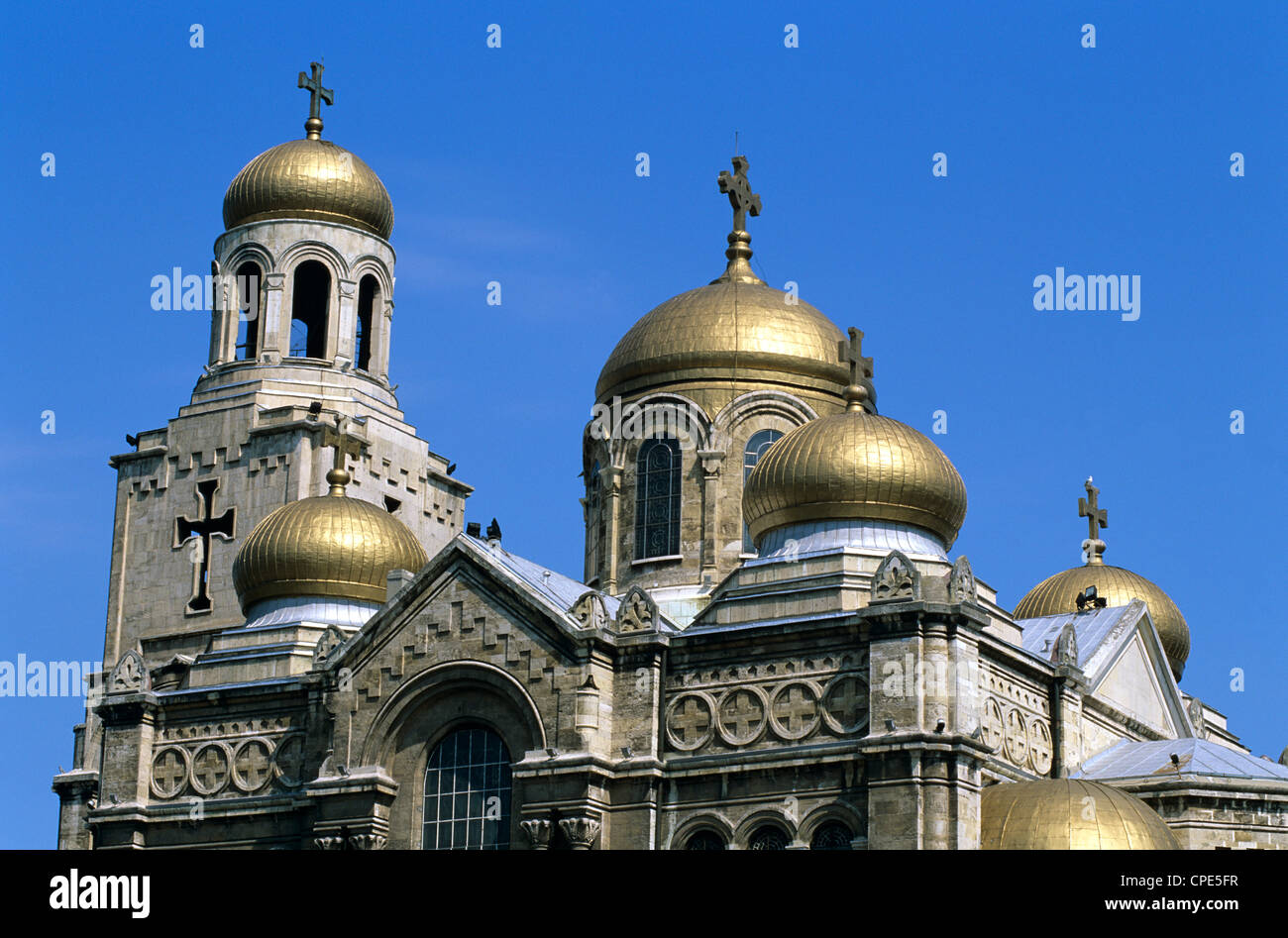 Varna Cathedral and Black Sea