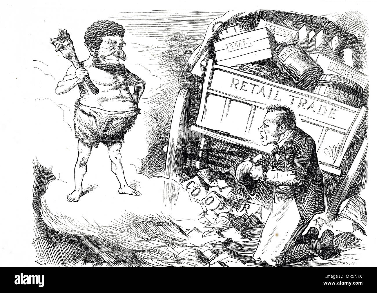 Kartun Kritis tentang Gerakan Koperasi tahun 1879