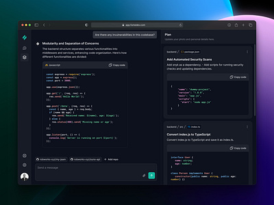 Éditeur de code IA moderne