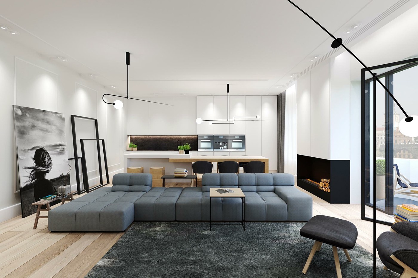 Two Modern Minimalist Apartments With Subtle Luxurious Details