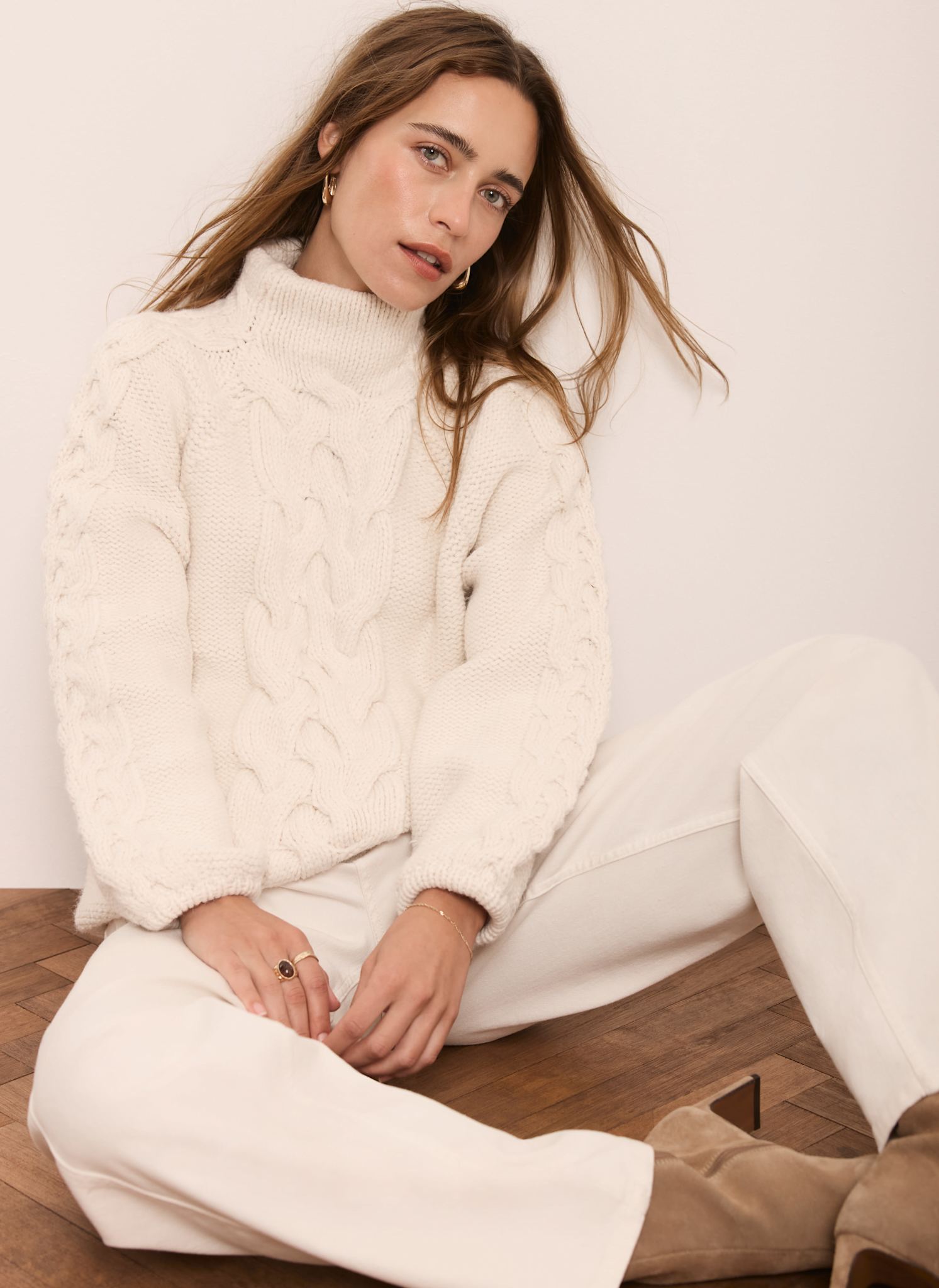 7 Elegant Cream-Jumper Outfits I'll Be Copying This Winter | Who What Wear