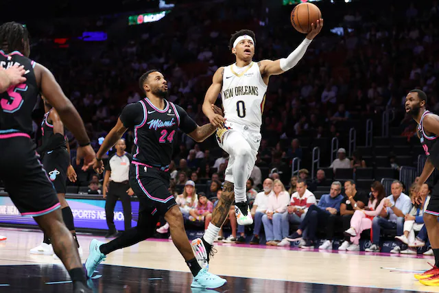 Miami Heat vs Charlotte Hornets Game Action at Kaseya Center