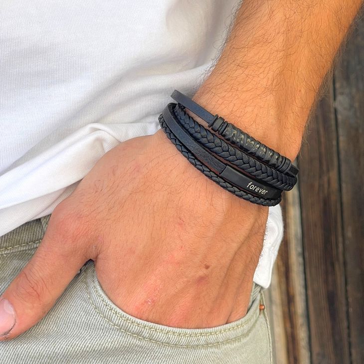 Oak Creek Bespoke Leather Cuff Bracelet