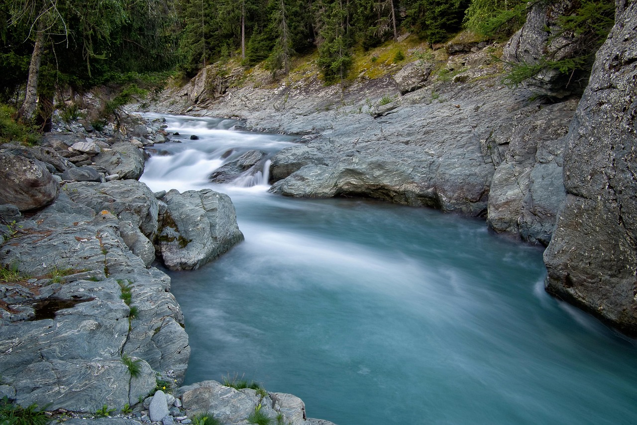 Alpine Stream Rapids