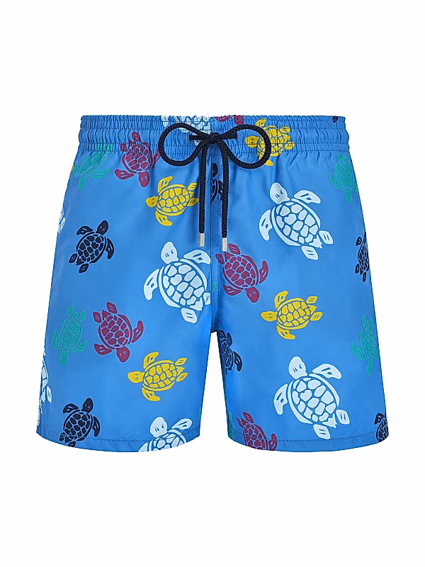 Vilebrequin Men's Moorea Turtle Swim Trunks