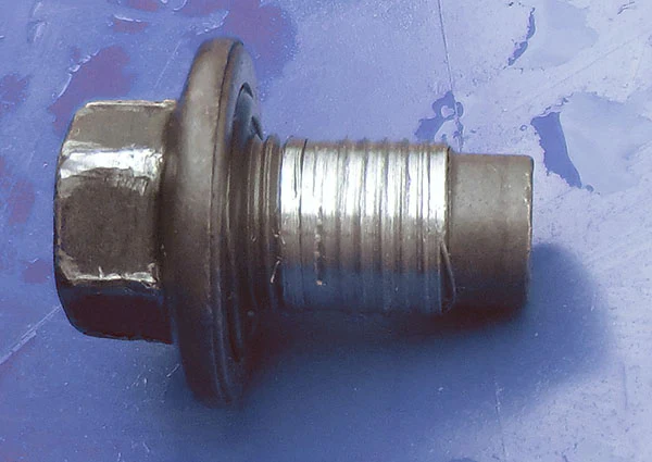 Stripped Oil Drain Plug