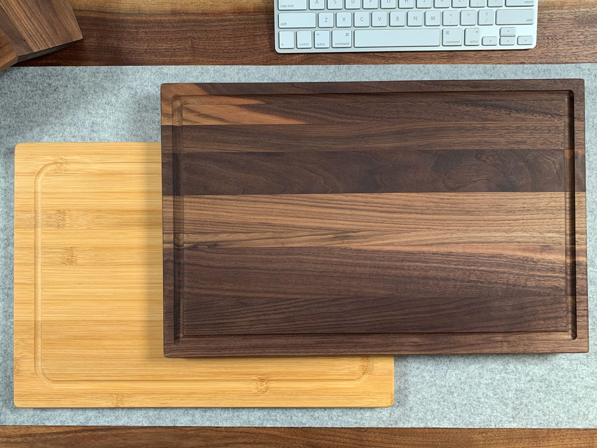 bamboo vs wood cutting board comparison sanitary test