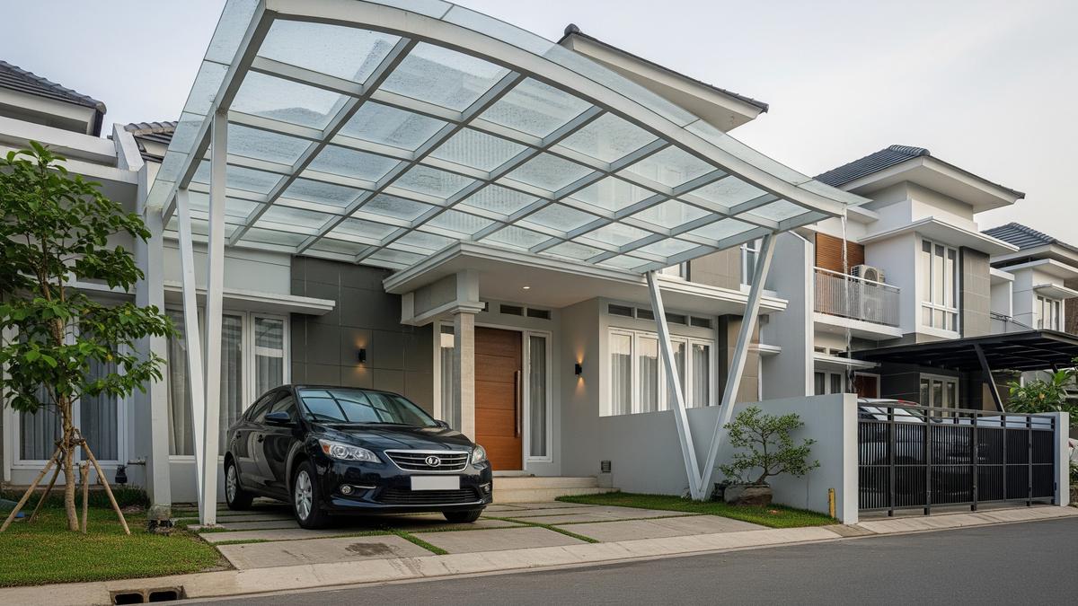 Kanopi Carport - Polycarbonate Modern