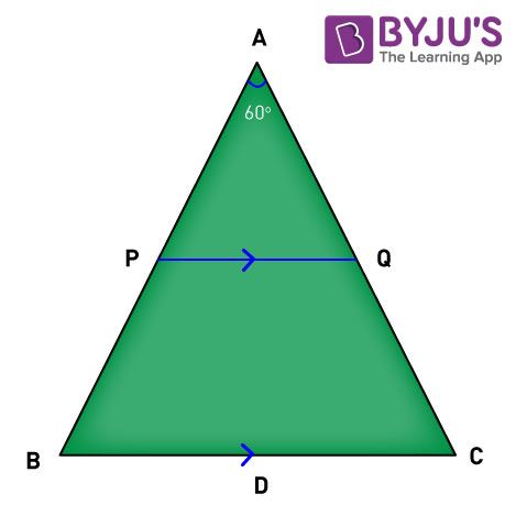 CBSE Class 10 Maths Notes Triangles - BPT Theorem Basic Proportionality