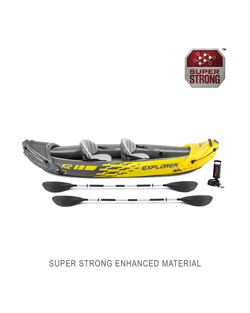 Intex Explorer K2 Inflatable Kayak Set