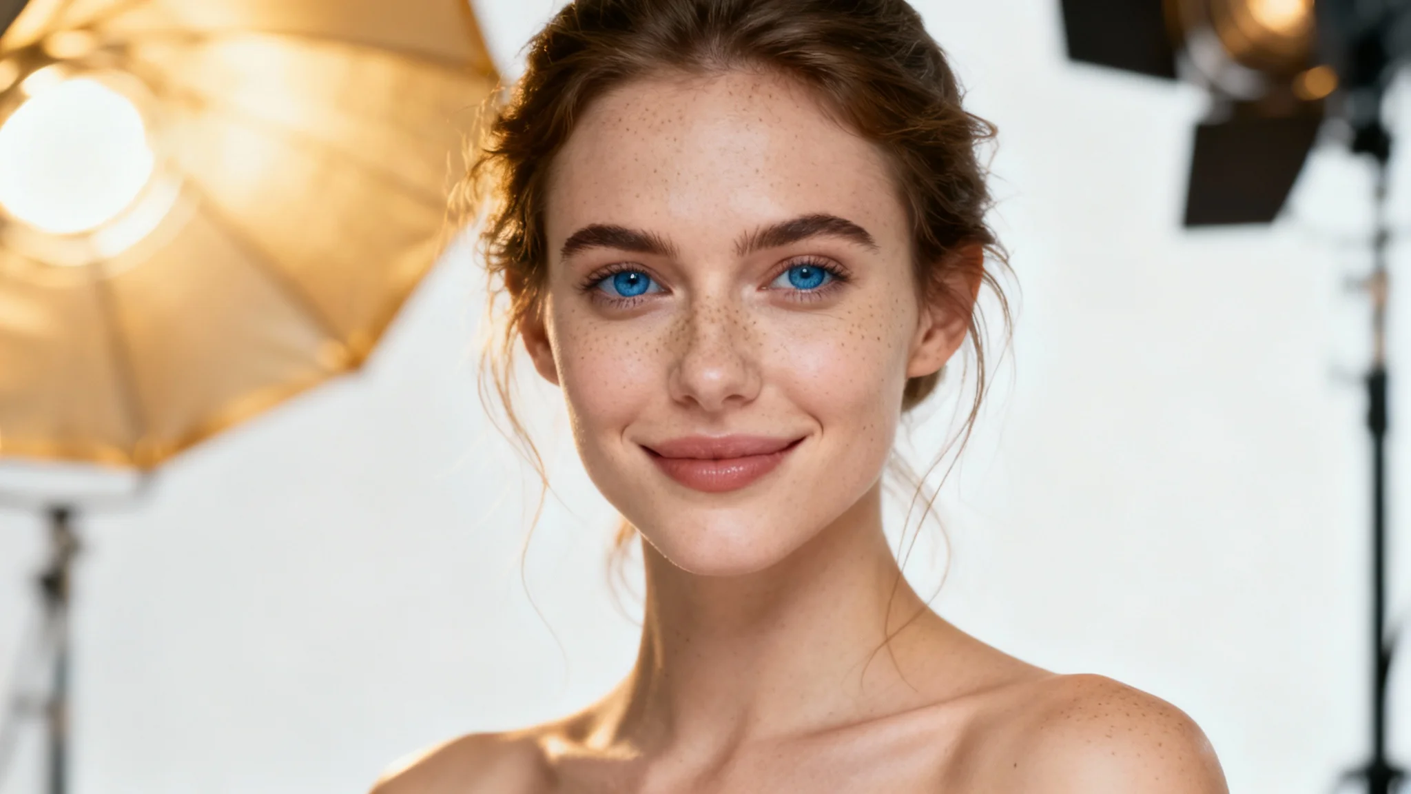 AI-generated photorealistic portrait demonstrating exceptional detail