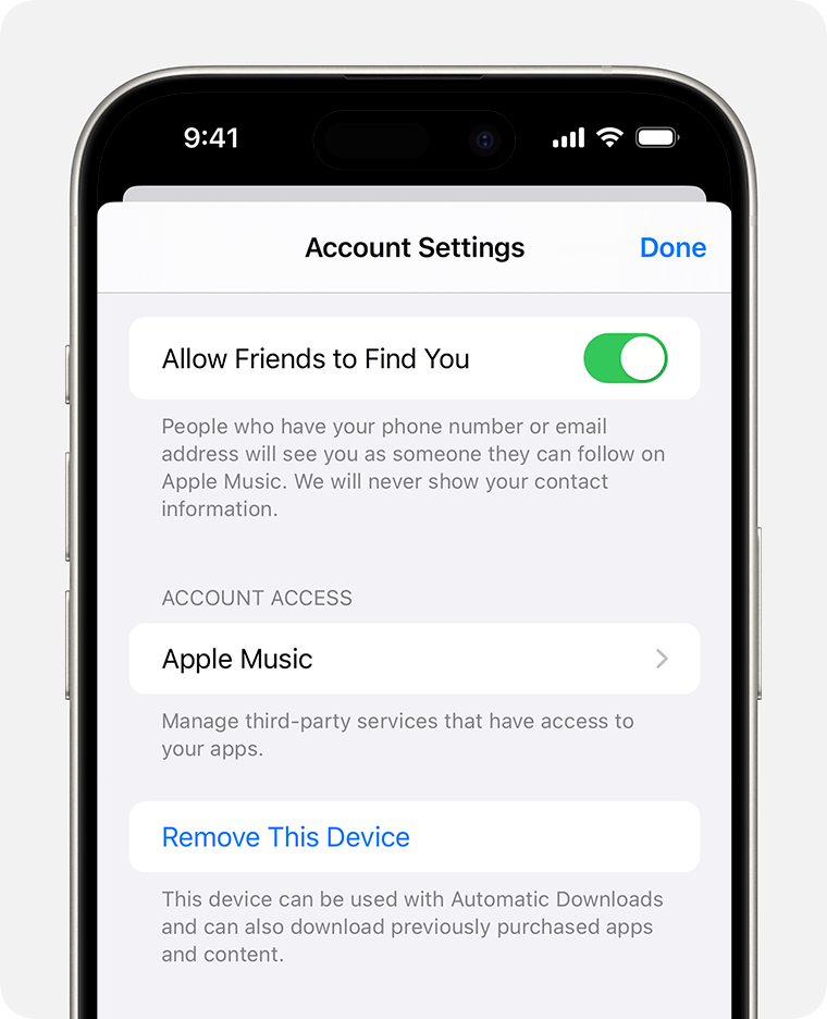 Apple账户移除设备操作界面