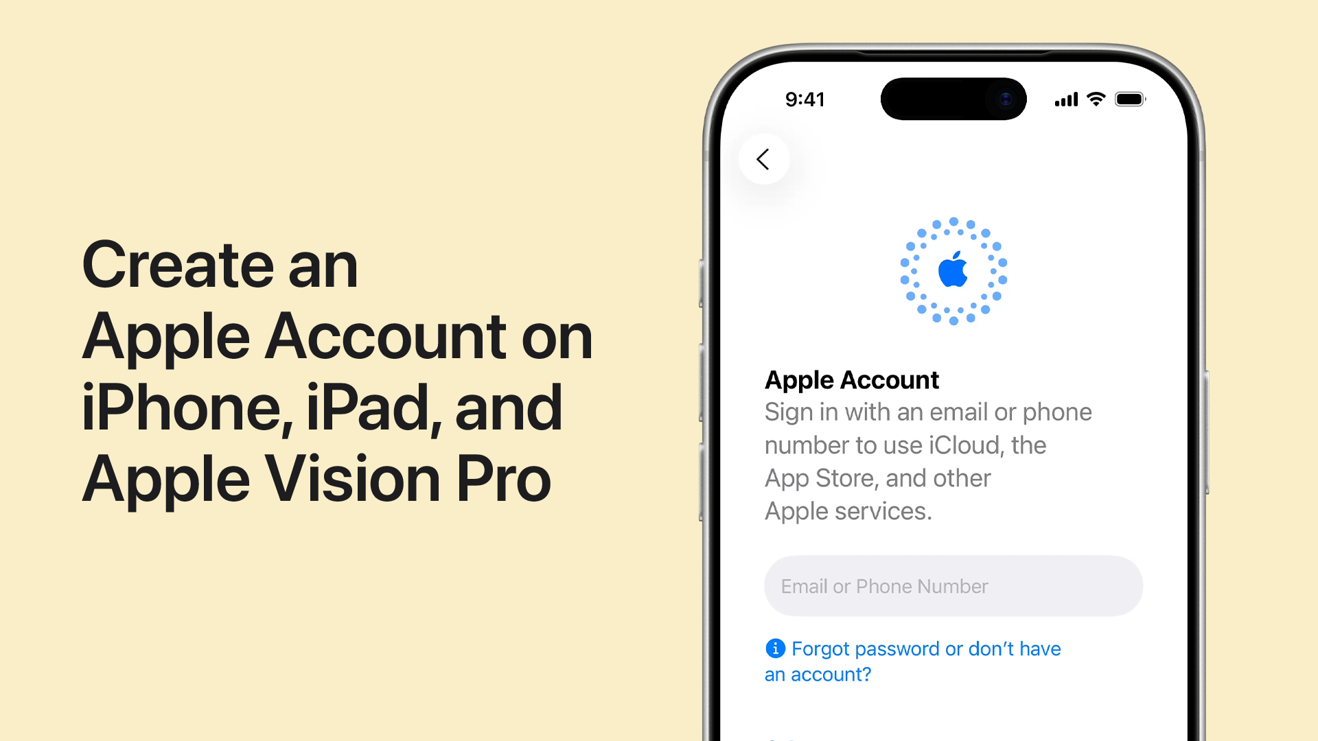 Apple账户创建与密码设置界面