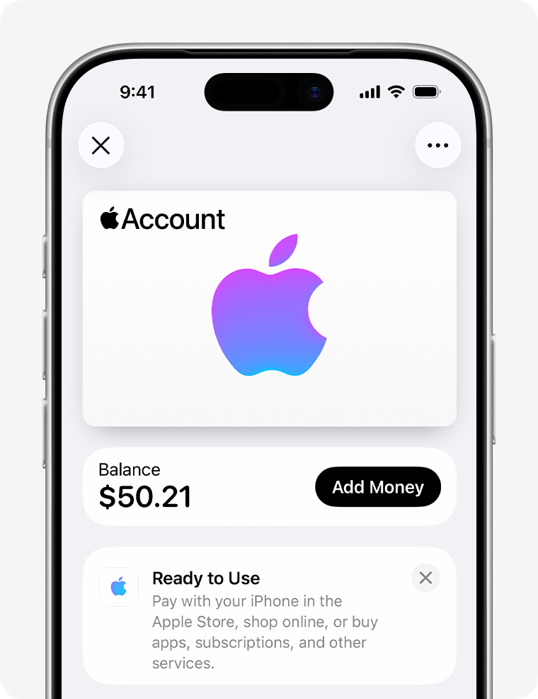 iPhone Apple账户余额显示