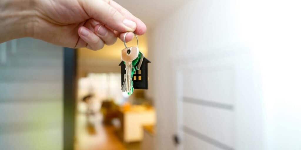 New home keys with house keychain warranty protection