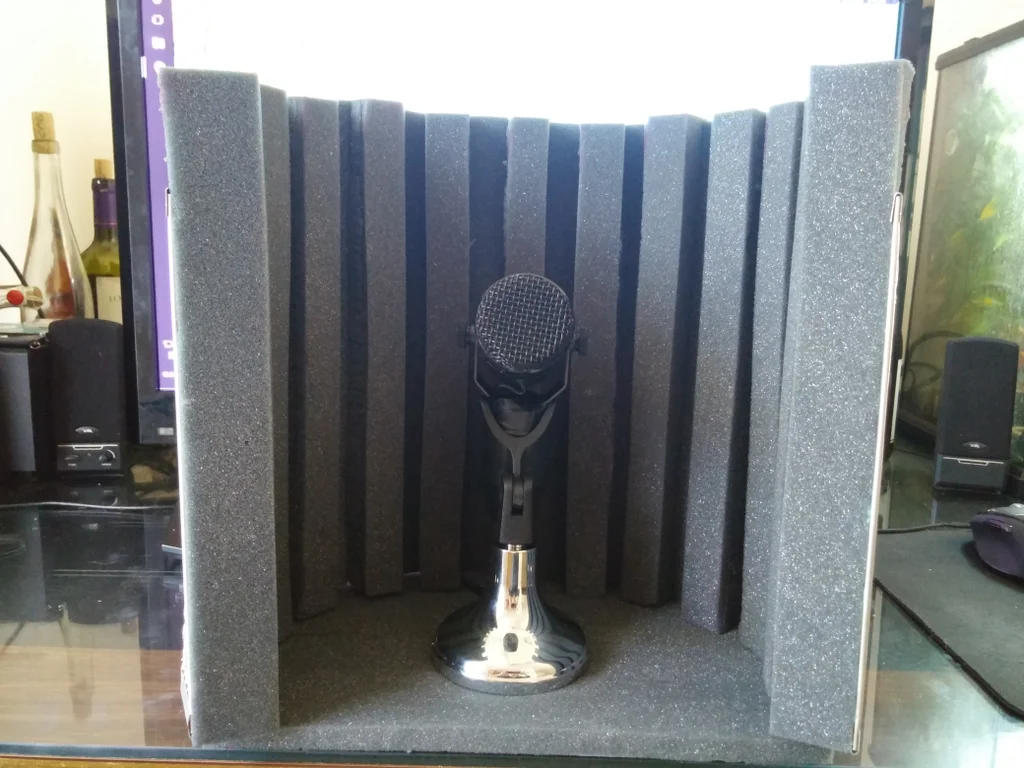 DIY acoustic shield with layered construction