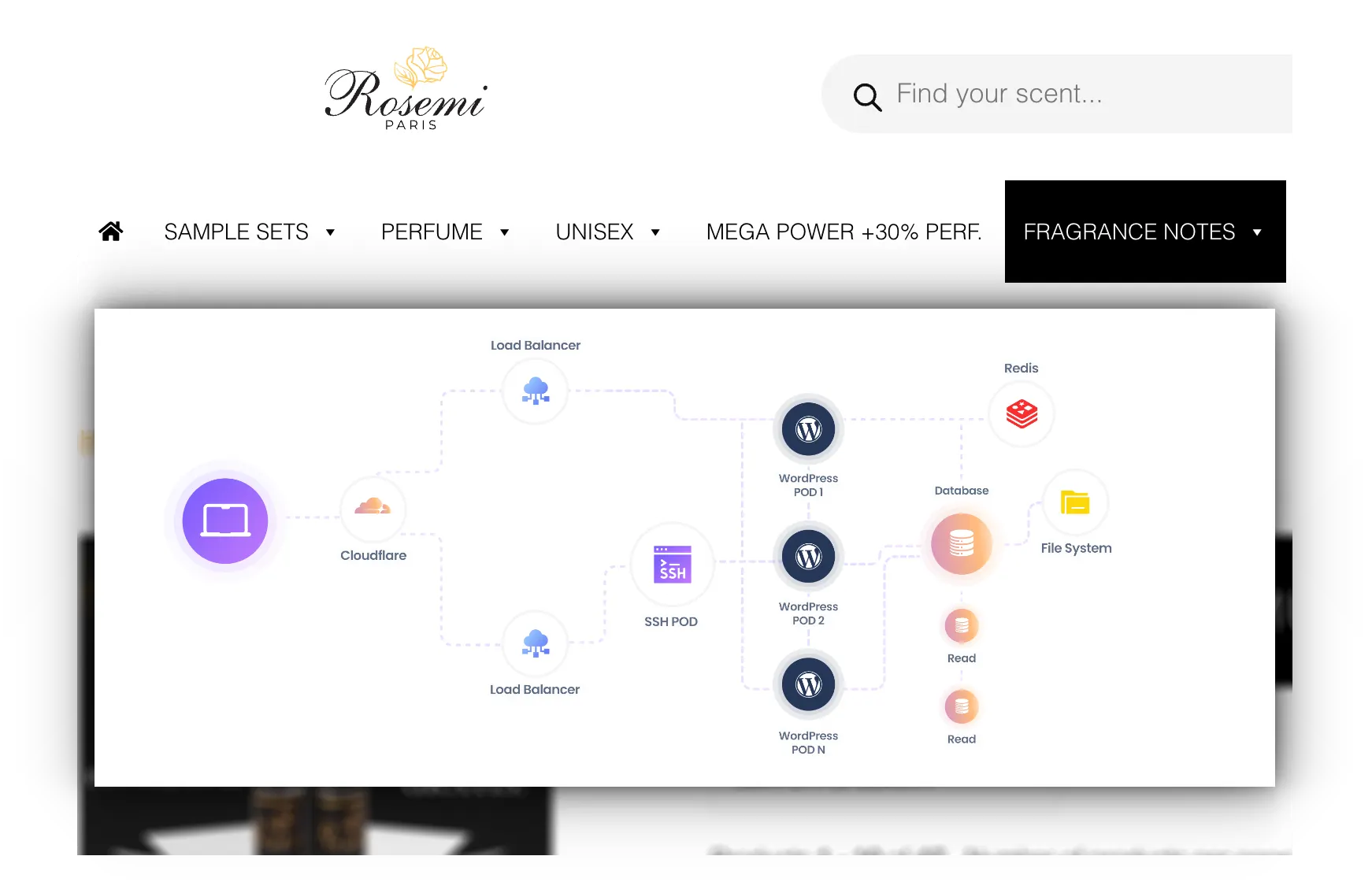 E-commerce platform with high-performance technology infrastructure