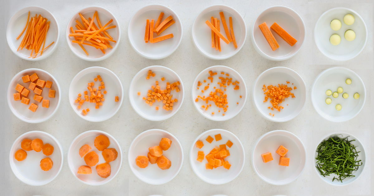 Mise en Place: Guide to Classic Vegetable Cuts | Crush Mag