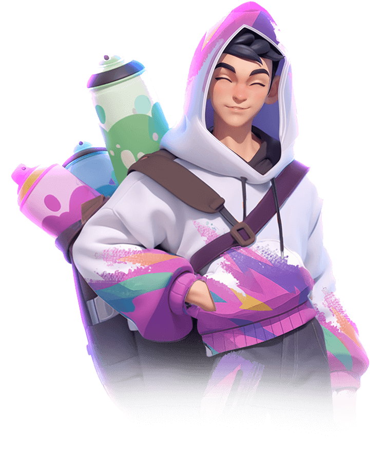 Tiles Survive character survivor with backpack and supplies