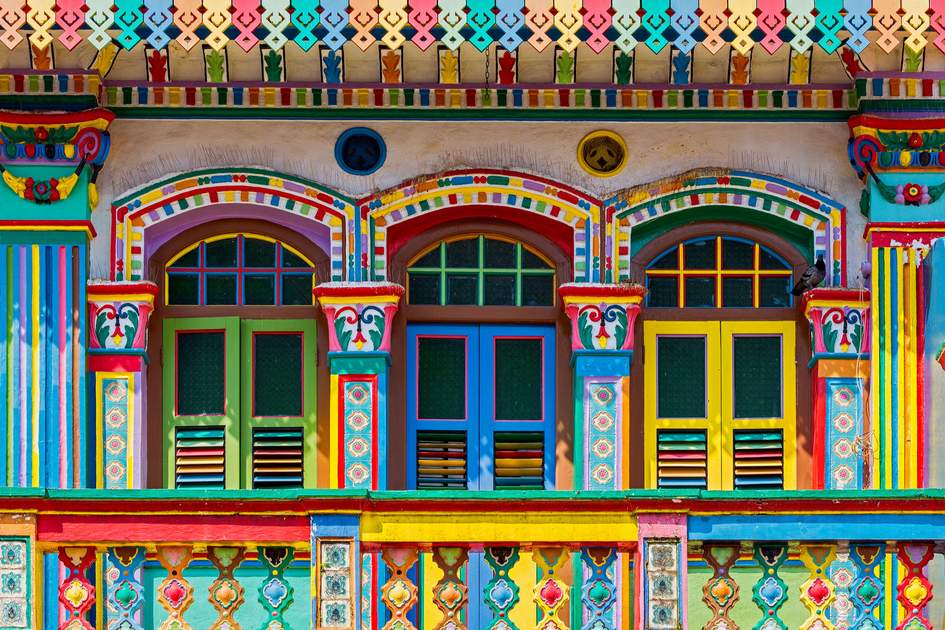 Little India Colorful Architecture