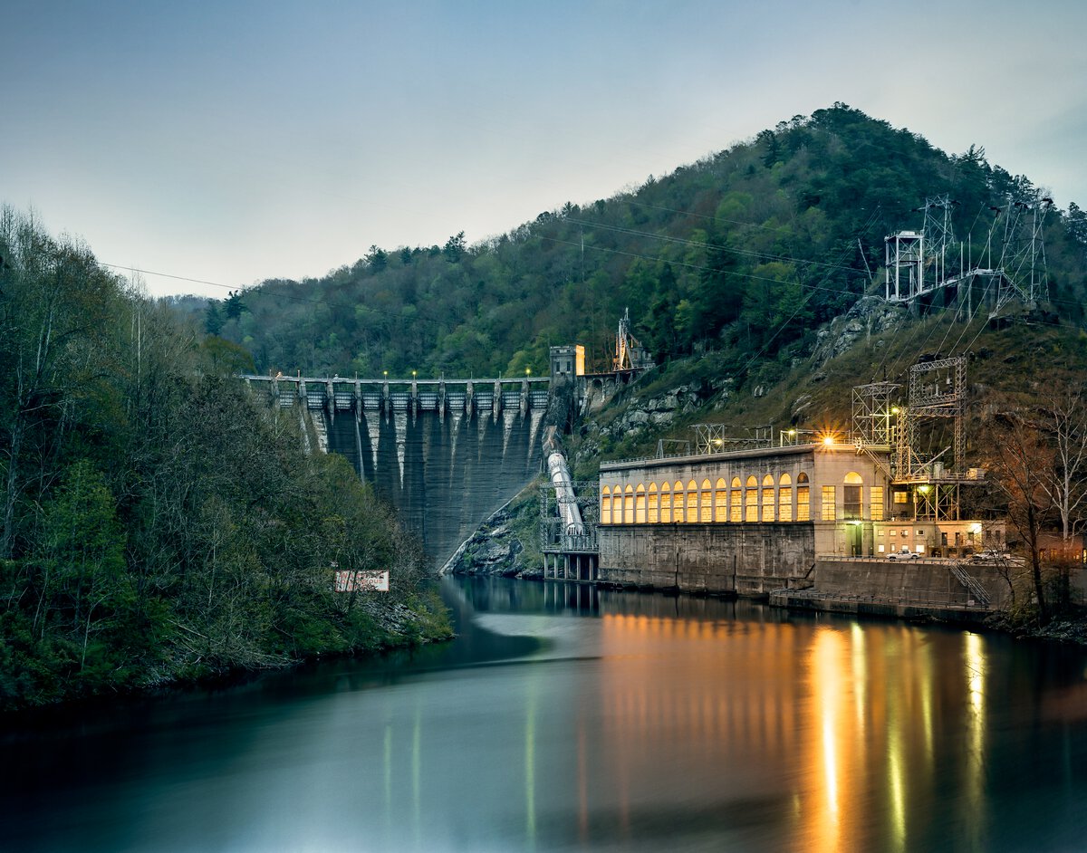 Dam at Dusk