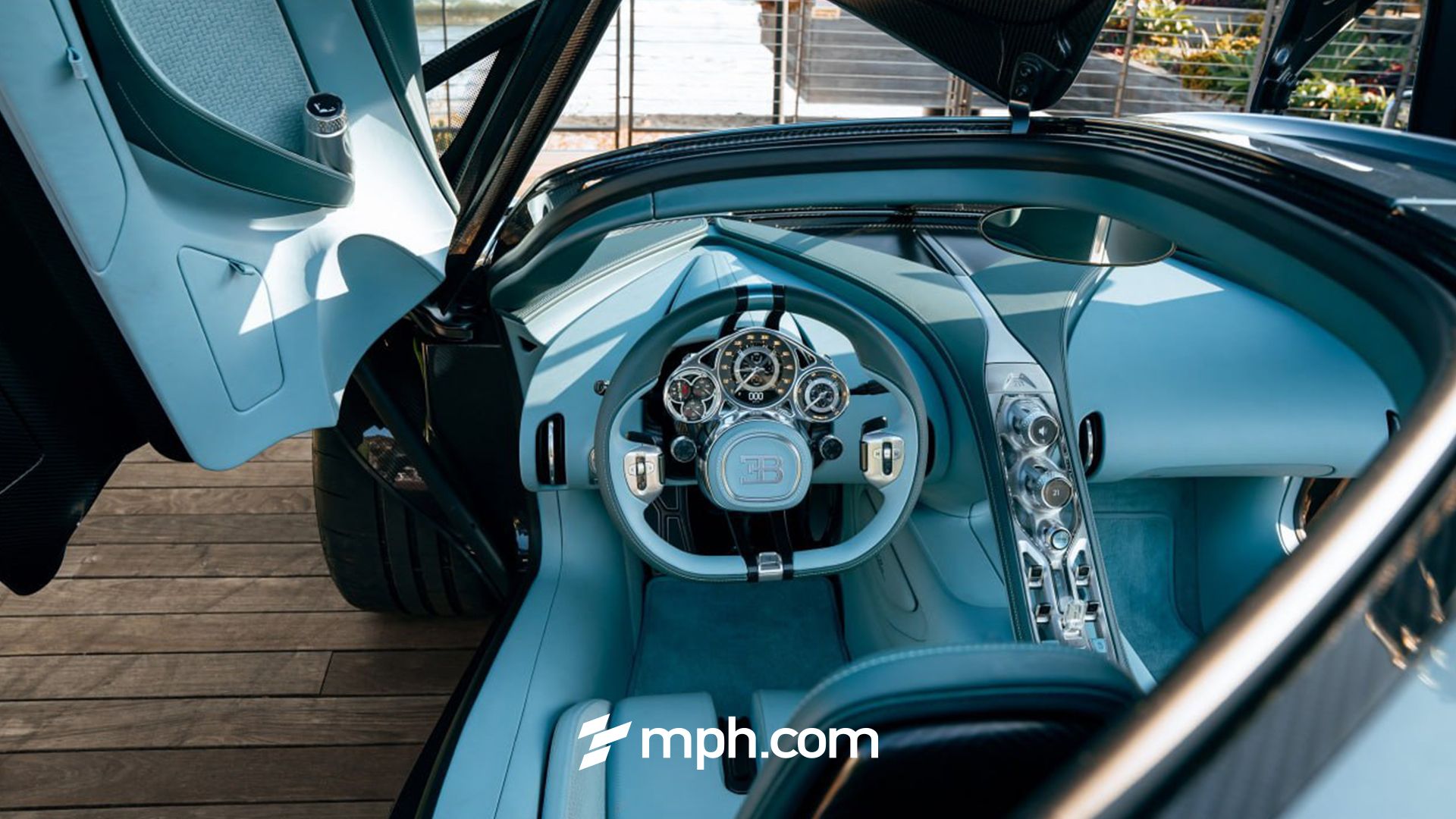Supercar interior detail