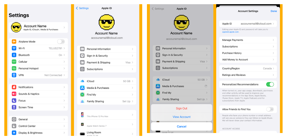 iPhone设置到账户设置完整流程