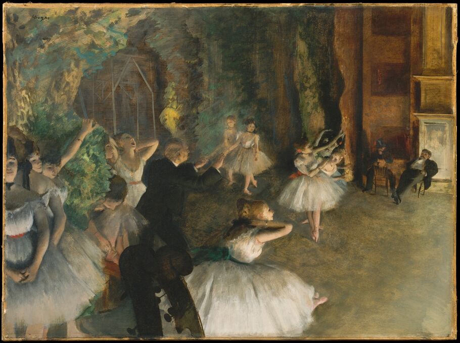 Edgar Degas ballet dancers painting