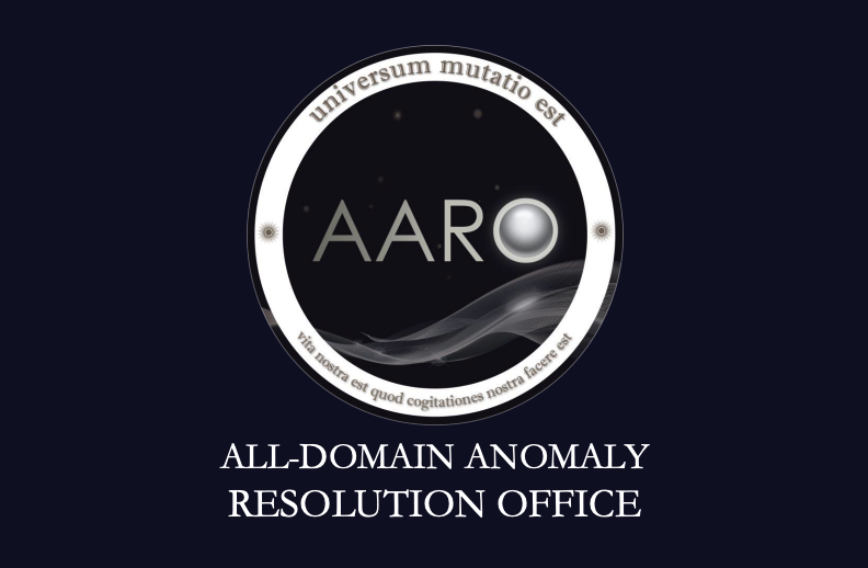 Emblema oficial do All-Domain Anomaly Resolution Office (AARO) do Pentágono