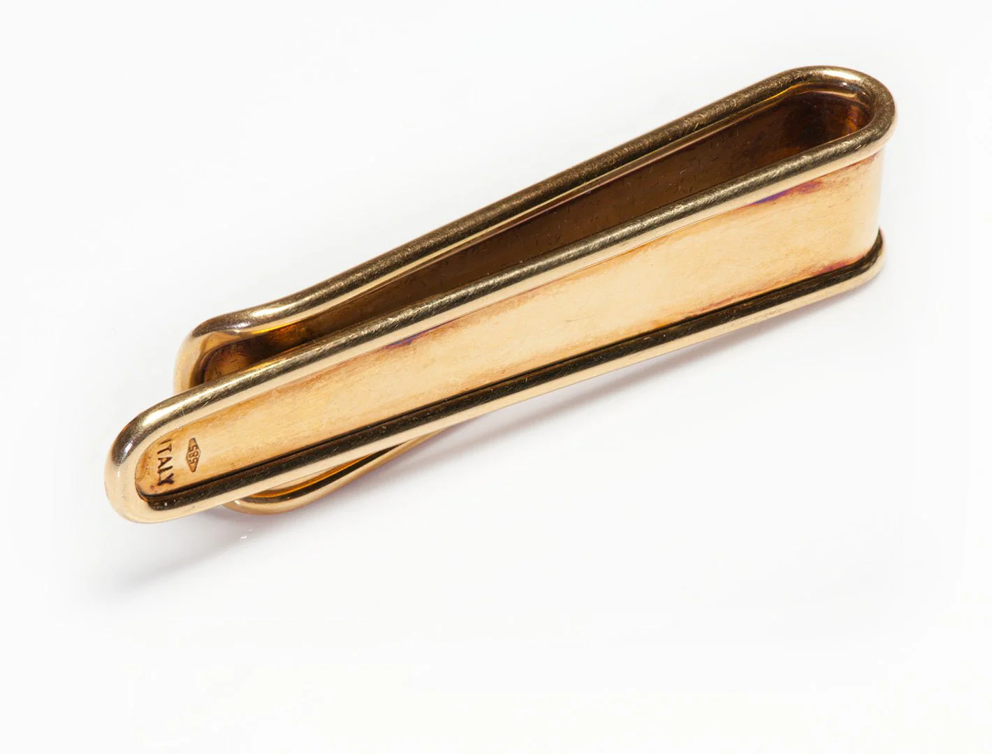 Men's Vintage Gold Money Clip Classic