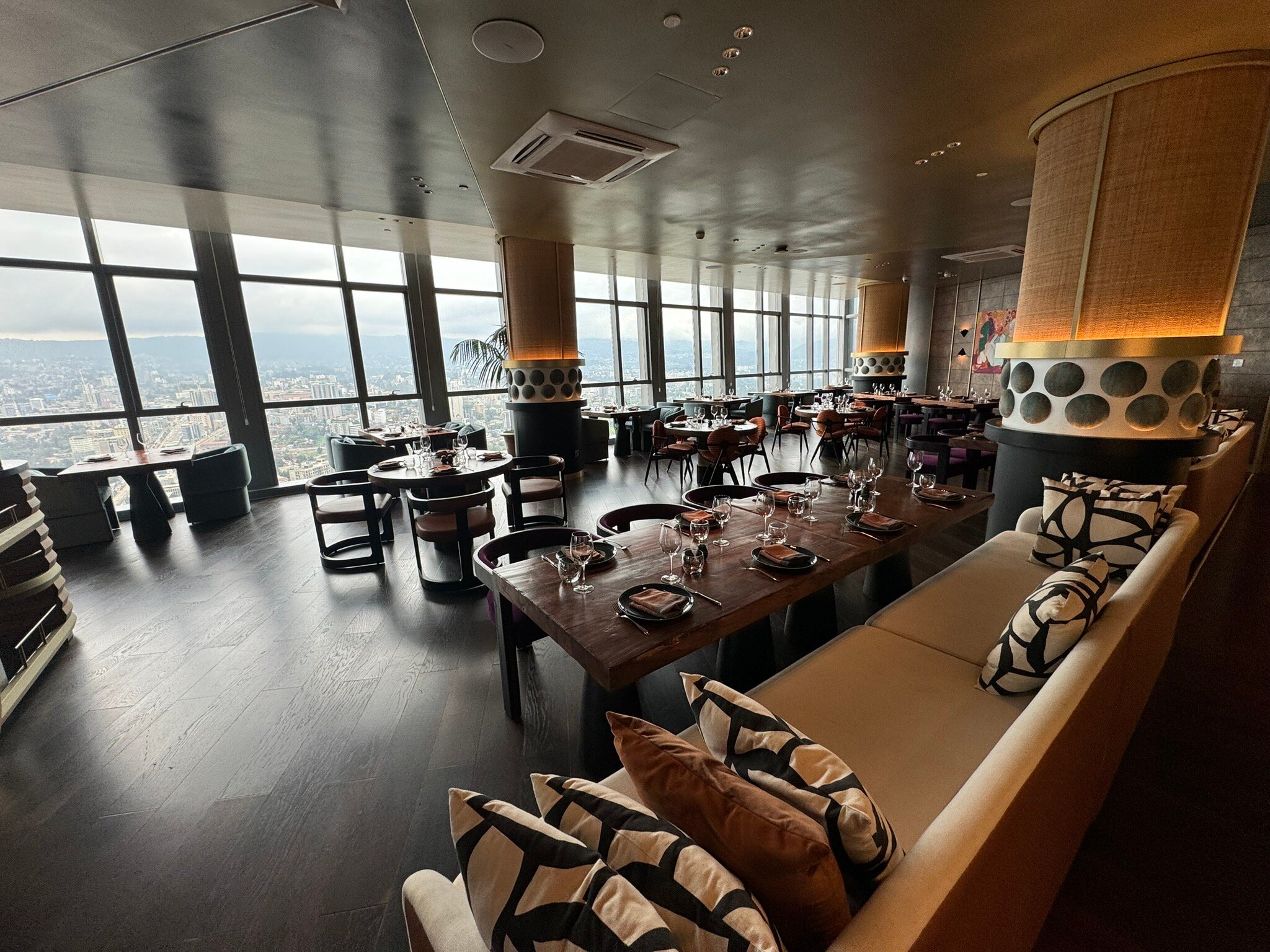 Modern Addis restaurant